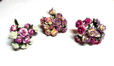 Dollhouse Miniature Multi-Colored Roses 1 Doz...