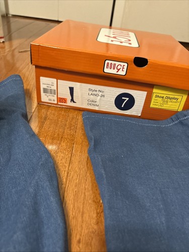 Rouge Overknee-Stiefel Denim Damengröße 7 - Bild 3 von 4