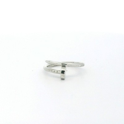 Cartier 18k White Gold Juste Un Clou Nail Ring - Size 4.5 (C31027328)