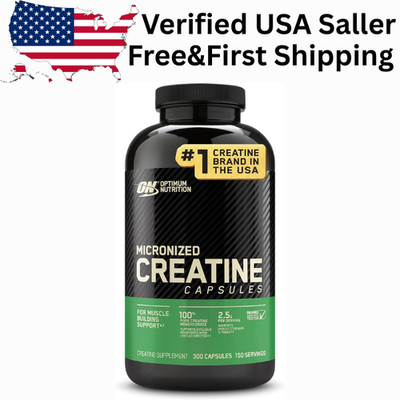 Optimum Nutrition Micronized Creatine Monohydrate 2500mg   300 Capsules
