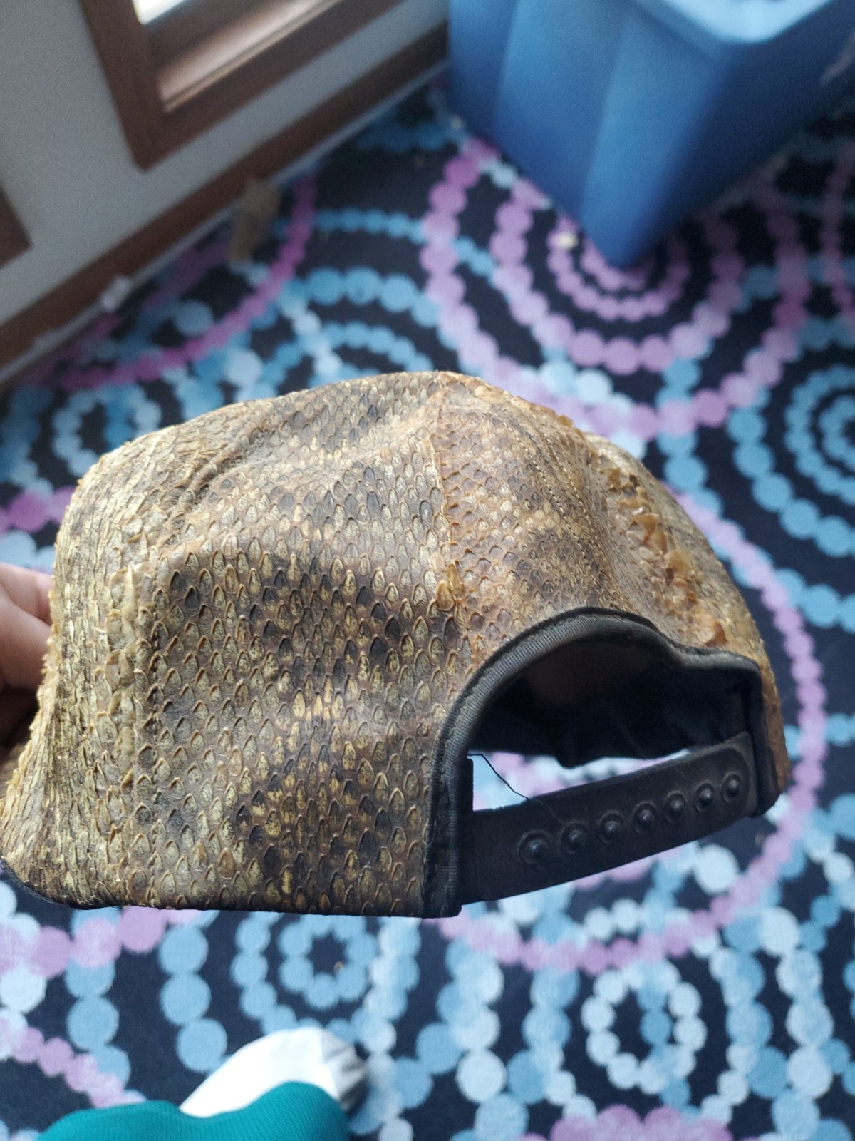 PR2 Vintage Genuine snakeskin Python Leather Truc… - image 4