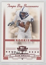 2006 Donruss Threads Rookie Retail Red 2/50 Alan Zemaitis #208 4g8