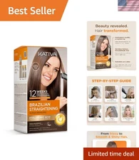 12 Week Professional Brazilian Hair Treatment Kit with Shea Butter & Keratin
