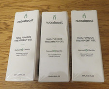 Nutraboost Nail Fungus Treatment Gel 0.68 fl oz. set of 3 NIB Sealed