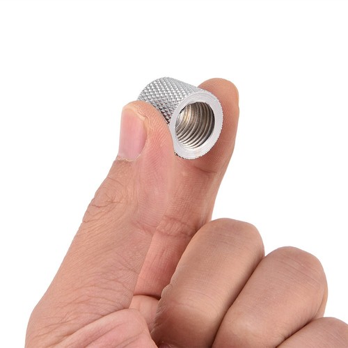 2x Female To Female G1/4 Threaded Fitting Extender For PC Liquid Cooling FY - Afbeelding 3 van 10