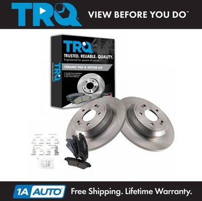 TRQ Brake Pads & Rotors Kit Fits 2017 Genesis G80 2010-16 Hyundai 16-17 Kia K900