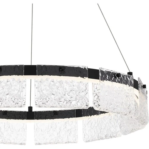 Matte Black LED Pendant from the Alice Collection - Picture 5 of 6