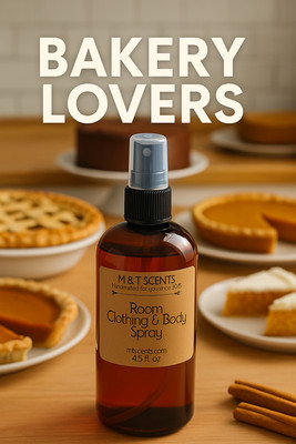 Bakery Lovers Room Spray 4.5oz   Pies, Cookies, Cakes & More Food Scents