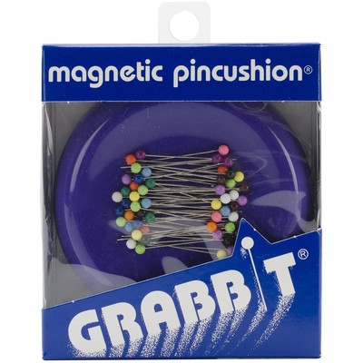 Euro-Notions 1272 Grabbit Magnetic Pincushion W/50 Pins-Purple