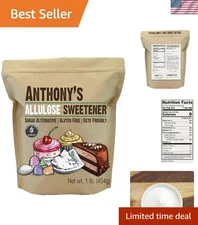 16 oz Allulose Sweetener - Fine Granules, Ideal for Sugar Substitution & More