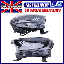 2PCS For Ford Ranger T7 T8 2015-2022 Dynamic Style Front LED Headlights Lamps