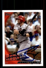 Signed Baseball Card Auto Jonny Gomes 2010 Topps Update #US-79 Cincinnati Reds