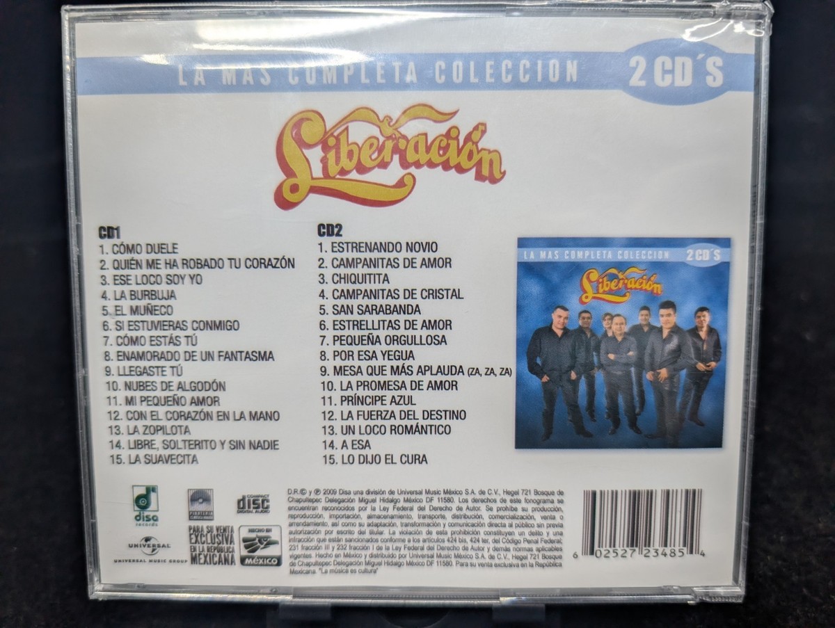 2CD-💿📀-LIBERACION-LAS MAS COMPLETA COLECCION-30 EXITOS-2009 DISA