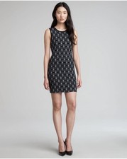 ALICE + OLIVIA Bently Sleeveless Wool Dress Black Size Medium