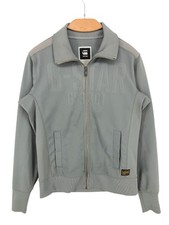 G-STAR RAW Men Grid Vest SW Zip TrackJumper Sweater Size S