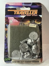 TRAVELLER GDW 5858-PR-317 COMBAT ROBOTS metal figurine