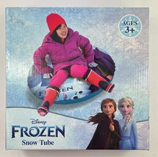 Disney Frozen Inflatable Snow Tube-33”diameter-264 lb Weight Limit-New In Box X3