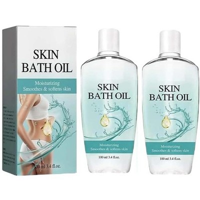EELHOE Skin Bath Oil Moisturizing Smoothes & Softens 3.4 oz (PACK OF 2) EXP 6/27