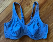 Wacoal 855192 Basic Beauty Seamless Bra 42DD Blue Underwire Full Figure NWOT