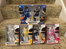 Power Rangers Lightning Collection in Space Blue Psycho Silver Pink Yellow Black