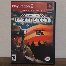 Conflict: Desert Storm Greatest Hits PlayStation 2 Gotham Games w/ Manual, Case…