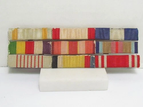 WW2 JAPANESE RIBBON SET MEDAL JAPAN WWII NAVY ARMY WAR MILITARY JAPAN LOT BADGE