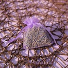 100 Pcs Organza Bags for Wedding Drawstring Wrapping Lavender Candy