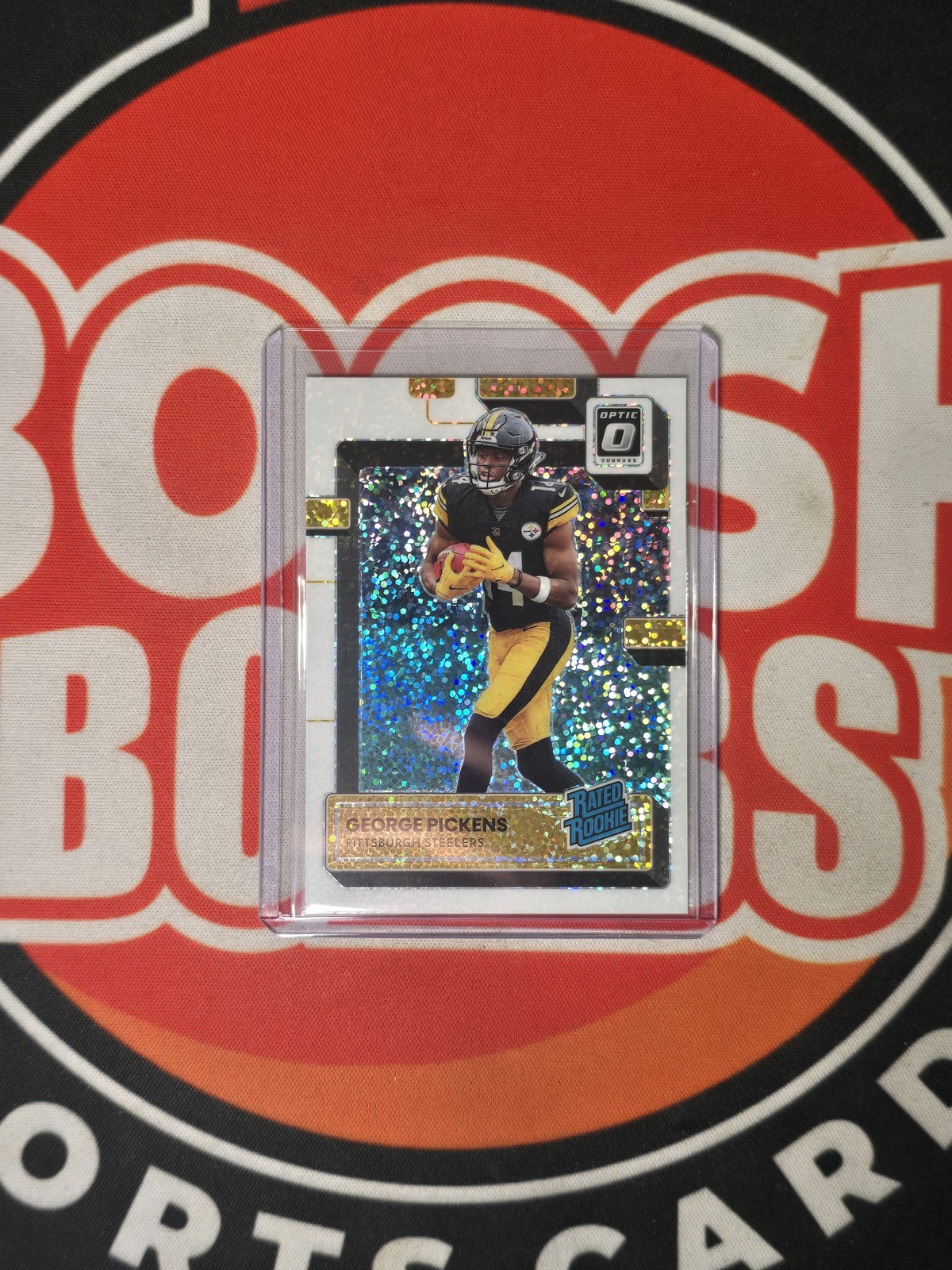 2022 Panini Donruss Optic - Rated Rookie George Pickens #223 White Sparkle Prizm