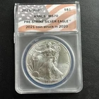 2021 American Silver Eagle $1 PRE-STRIKE SILVER  EAGLE MS-70