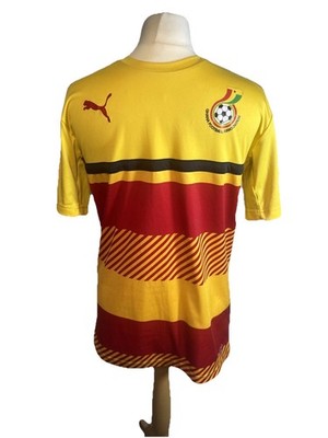 Ghana Nationalmannschaft 2016/17 Pre Match Warm Up Shirt Puma Größe M Trikot