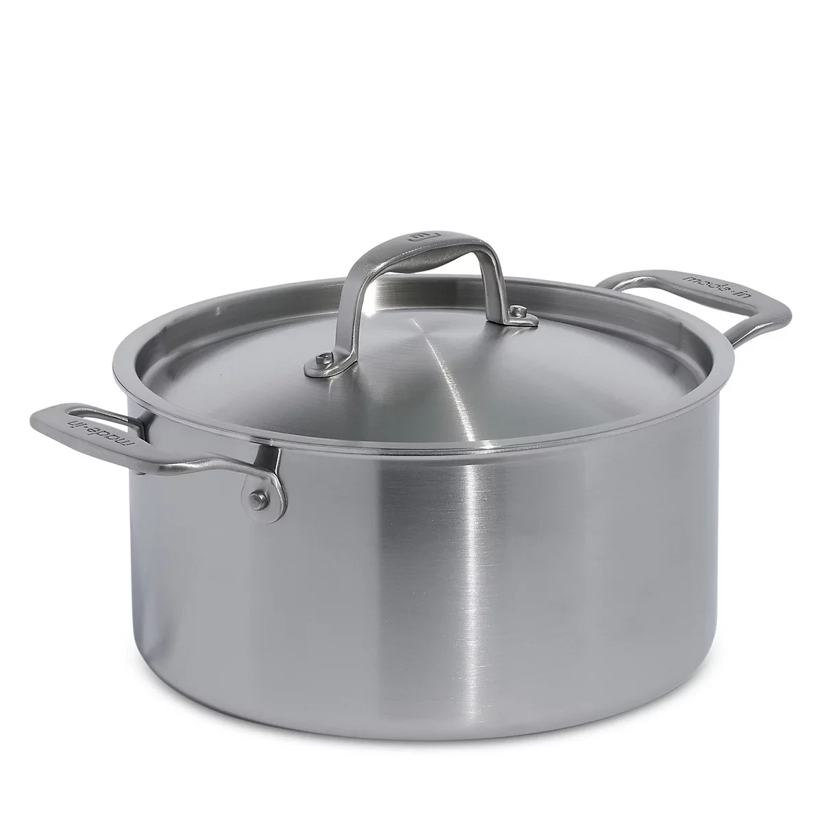 Made In 5 Ply Stainless Clad 6 Qt. Stockpot and Lid New In Box