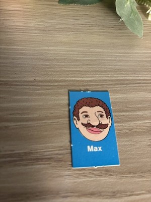 Guess Who? Ersatz-Charakterkarte 1980 - ''Max'' (blau)