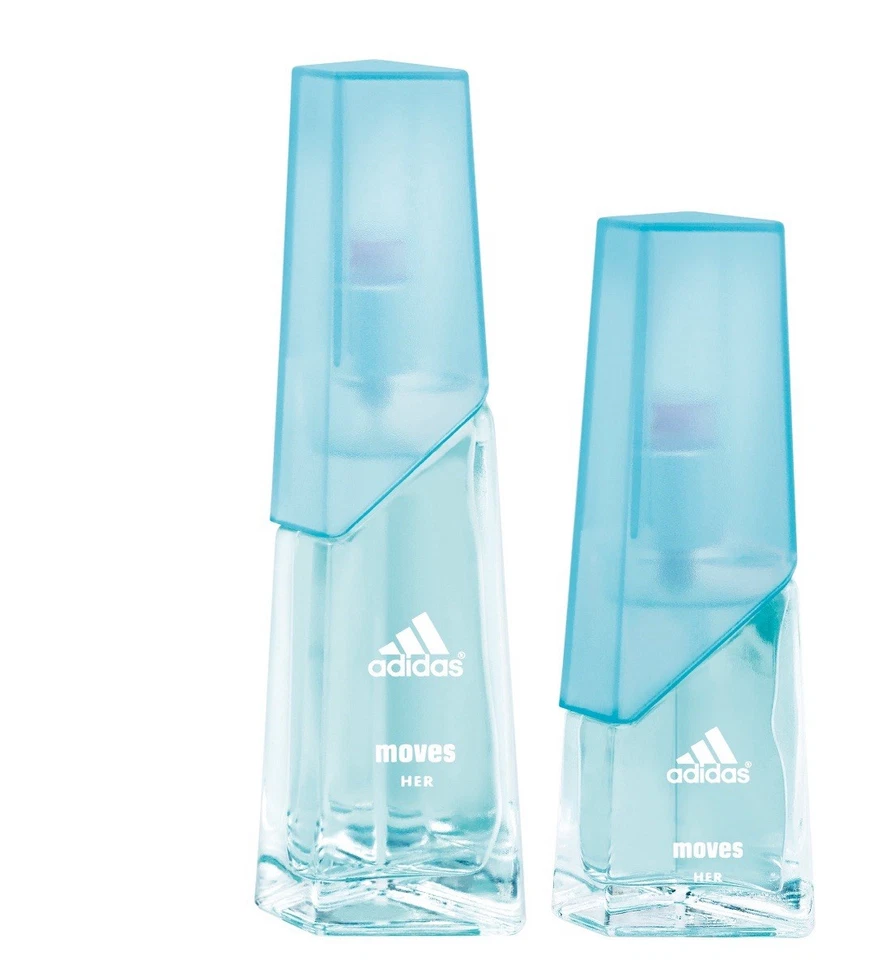 Adidas Moves for Her Eau de Toilette Set de Regalo - 0.5 OZ + 1.0 OZ - Nuevo Foto 2 de 3