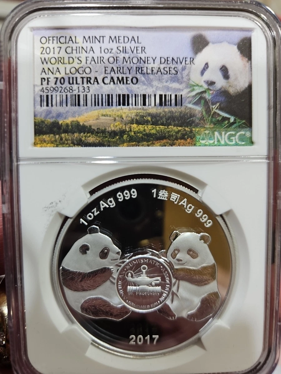 Chinese Panda NGC 2017 Silver Bullion Coins for sale | eBay