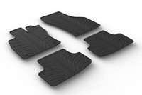 Design Gummi FußMatten Passend FüR Seat Leon 11.2012-03.2020 Passform Gummimatte