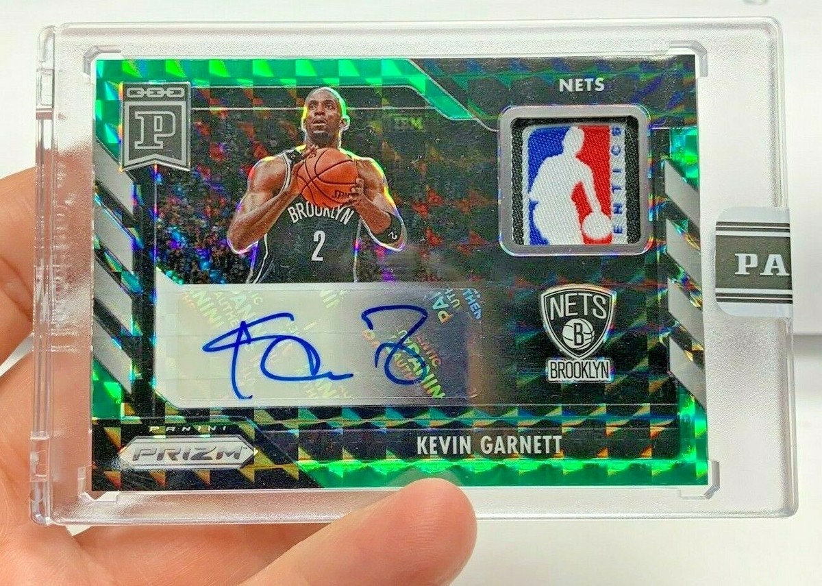 Garnett 2020 Panini Prizm Blockchain NBA Logoman Tag Abzeichen Autogramm #  D 1/1 | eBay