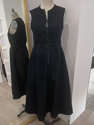ZW COLLECTION DENIM Fit And Flare DRESS BLUE M | eBay