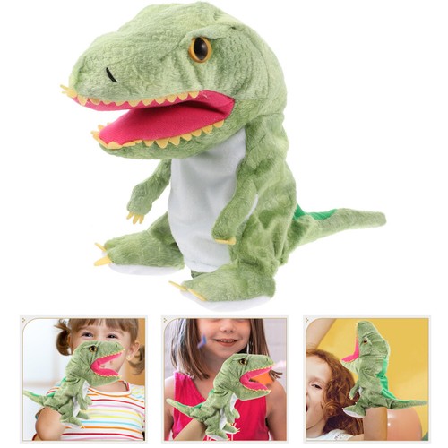 Marionnette Dinosaure En Caoutchouc Réaliste – Jouet Interactif à Main Pour Enfants, Halloween, Carnaval, Cadeaux