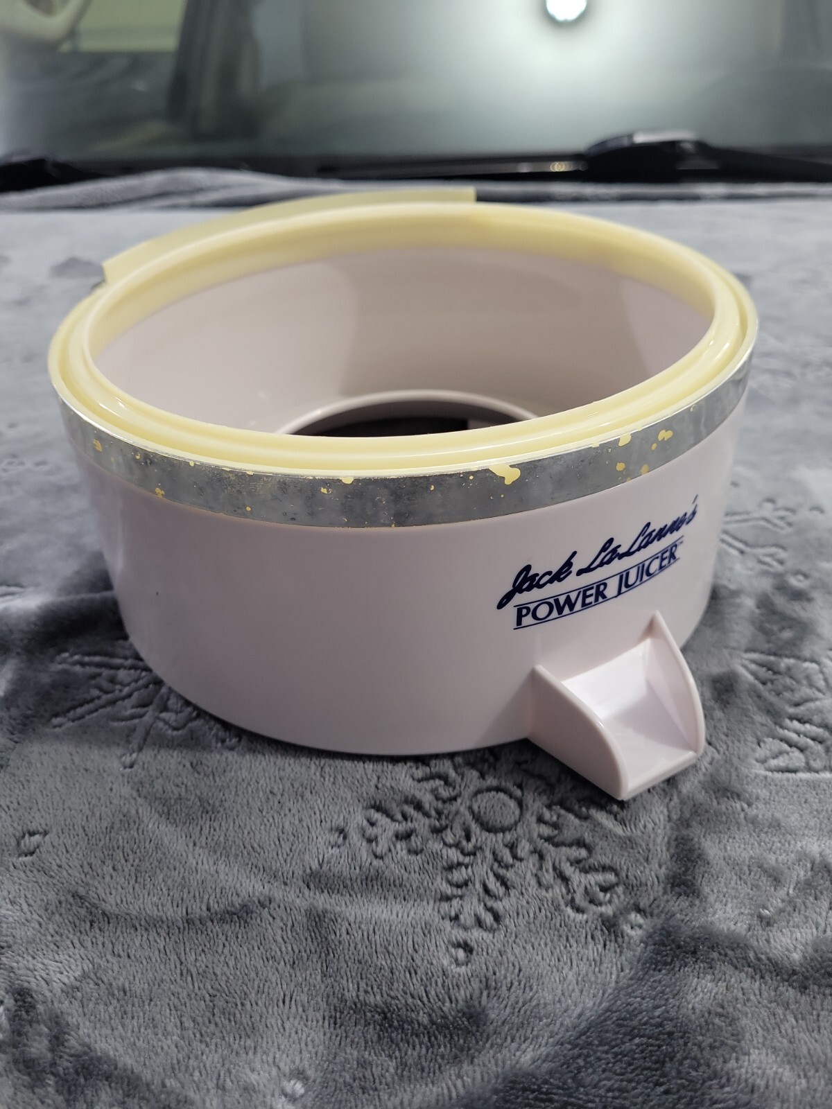 Jack Lalannes Power Juicer Receptacle Ring W/Spout & Lip Part Model CL