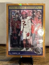 2024 Score - Rookies Orange Refractor #397 T.J. Tampa (RC) Numbered 363/630