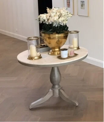 Marble Top 1m Round Pedestal Foyer Table Dining Tables Gumtree
