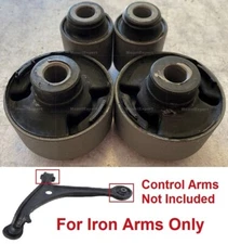 4pcSet Bushings fit 2005 - 2013 Honda Odyssey Front Lower Control Arms Iron