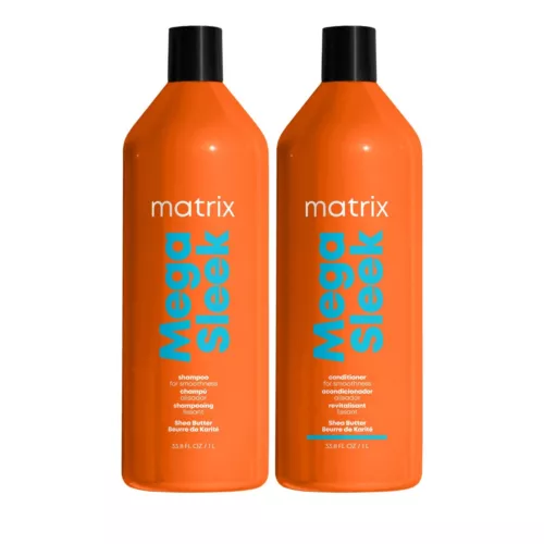 Matrix Total Results - MEGA SLEEK Smoothing Shampoo & Conditioner Set 33.8 OZ