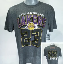 Los Angeles Lakers LeBron James NWT L Large T-Shirt Performance Adult Tee New