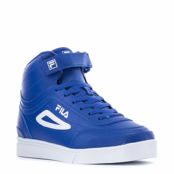 Blue fila sneakers hotsell