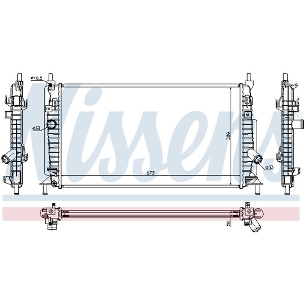 KüHler WasserküHler MotorküHler Passend FüR Mazda 3 BL 2.2 MZR-CD-image