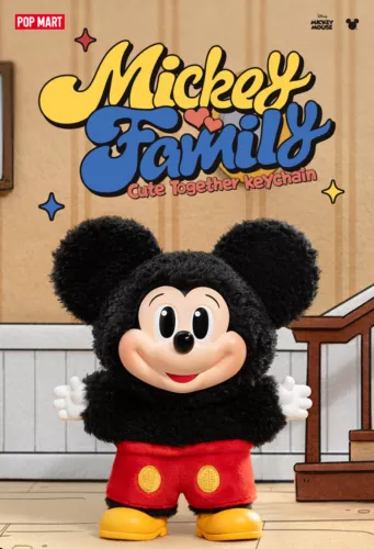 POPMART Mickey Family Cute Together KeyChain Series Blind Box Figure NEW toy - Picture 6 of 26