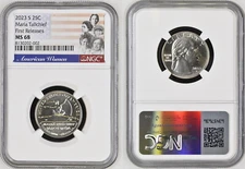 2023 S Maria Tallchief 25c NGC MS 68 American Women Quarter FIRST RELEASES