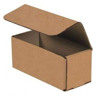 50 5'' x 2'' x 2'' Kraft Corrugated Mailers Die Cut Tuck Flap Boxes