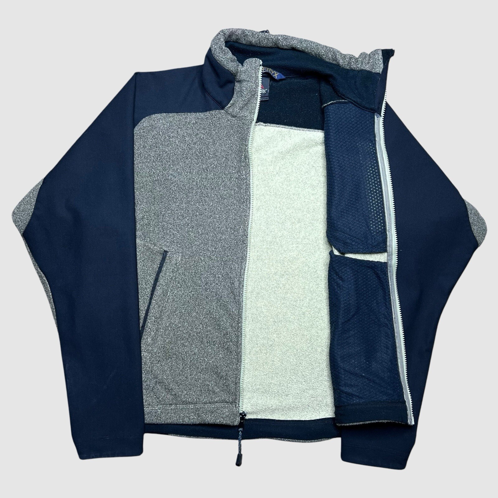 ARC'TERYX Giacca pile Polartec vintage anni 90 Arc’Teryx etichetta oro verde full zip